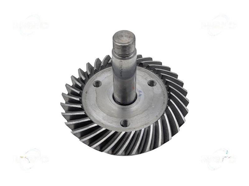 Ingranaggio Corona Z32 foro 20 mm completo di Albero D.20X106 per affettatrice NOAW Volano mod. 370-81